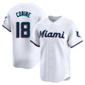 Cooneas M.Marlins #18 Griffin Conine Player White Home Limited Stitched Jerseys