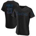 Cooneas M.Marlins #21 Graham Pauley Player Black Home Limited Elite Stitched Jerseys