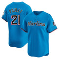 Cooneas M.Marlins #21 Graham Pauley Player Blue Home Limited Stitched Jerseys