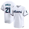 Cooneas M.Marlins #21 Graham Pauley Player White  Home Limited Stitched Jerseys