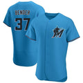 Cooneas M.Marlins #37 Anthony Bender Player Blue Home Limited Elite Stitched Jerseys