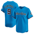 Cooneas M.Marlins #9 Xavier Edwards Player Blue Home Limited Stitched Jerseys