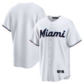 Cooneas M.Marlins Blank Player White  Home Game Stitched Jerseys