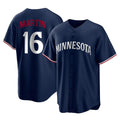Cooneas M.Twins #16 Austin Martin Player Navy Replica Alternate Home Stitched Jerseys