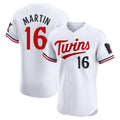 Cooneas M.Twins #16 Austin Martin Player White Home Limited Elite Stitched Jerseys