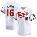 Cooneas M.Twins #16 Austin Martin Player White Home Limited Stitched Jerseys