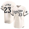 Cooneas M.Twins #23 Royce Lewis Player Cream Home Limited Stitched Jerseys