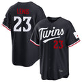 Cooneas M.Twins #23 Royce Lewis Player Navy Home Game Stitched Jerseys