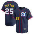 Cooneas M.Twins #25 Byron Buxton Player Navy All-star Game Limited Home Stitched Jerseys
