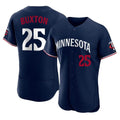 Cooneas M.Twins #25 Byron Buxton Player Navy Replica Home Limited Elite Stitched Jerseys