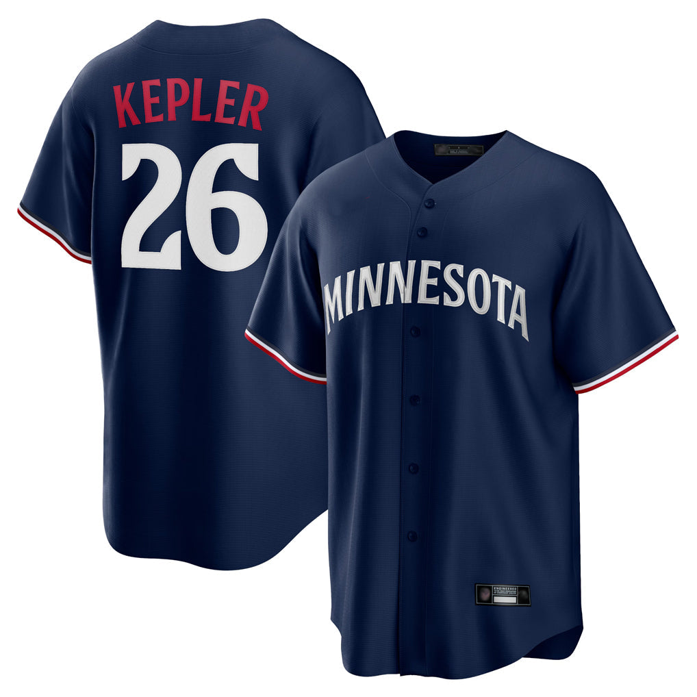 Cooneas M.Twins #26 Max Kepler Player Navy Replica Alternate Home Stitched Jerseys