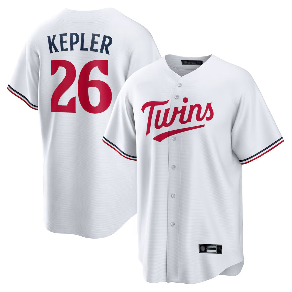 Cooneas M.Twins #26 Max Kepler Player White Home Game Stitched Jerseys