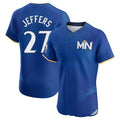 Cooneas M.Twins #27 Ryan Jeffers Player Royal City Connect Limited Elite Home Stitched Jerseys