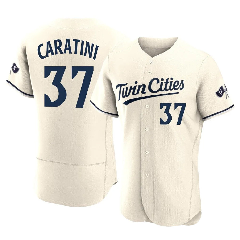 Cooneas M.Twins #37 Victor Caratini Player Cream Home Limited Elite Stitched Jerseys