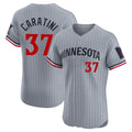 Cooneas M.Twins #37 Victor Caratini Player Gray Home Limited Elite Stitched Jerseys