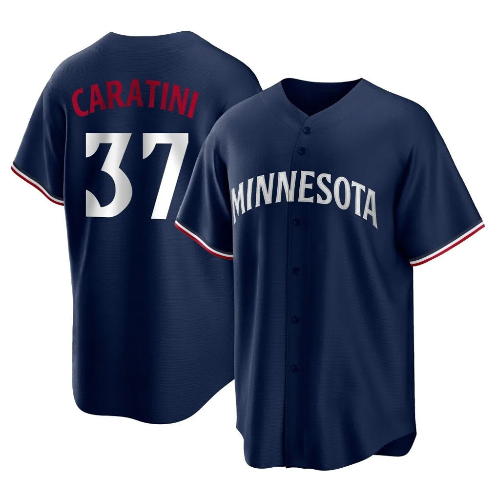 Cooneas M.Twins #37 Victor Caratini Player Navy Replica Alternate Home Stitched Jerseys