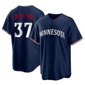 Cooneas M.Twins #37 Victor Caratini Player Navy Replica Alternate Home Stitched Jerseys