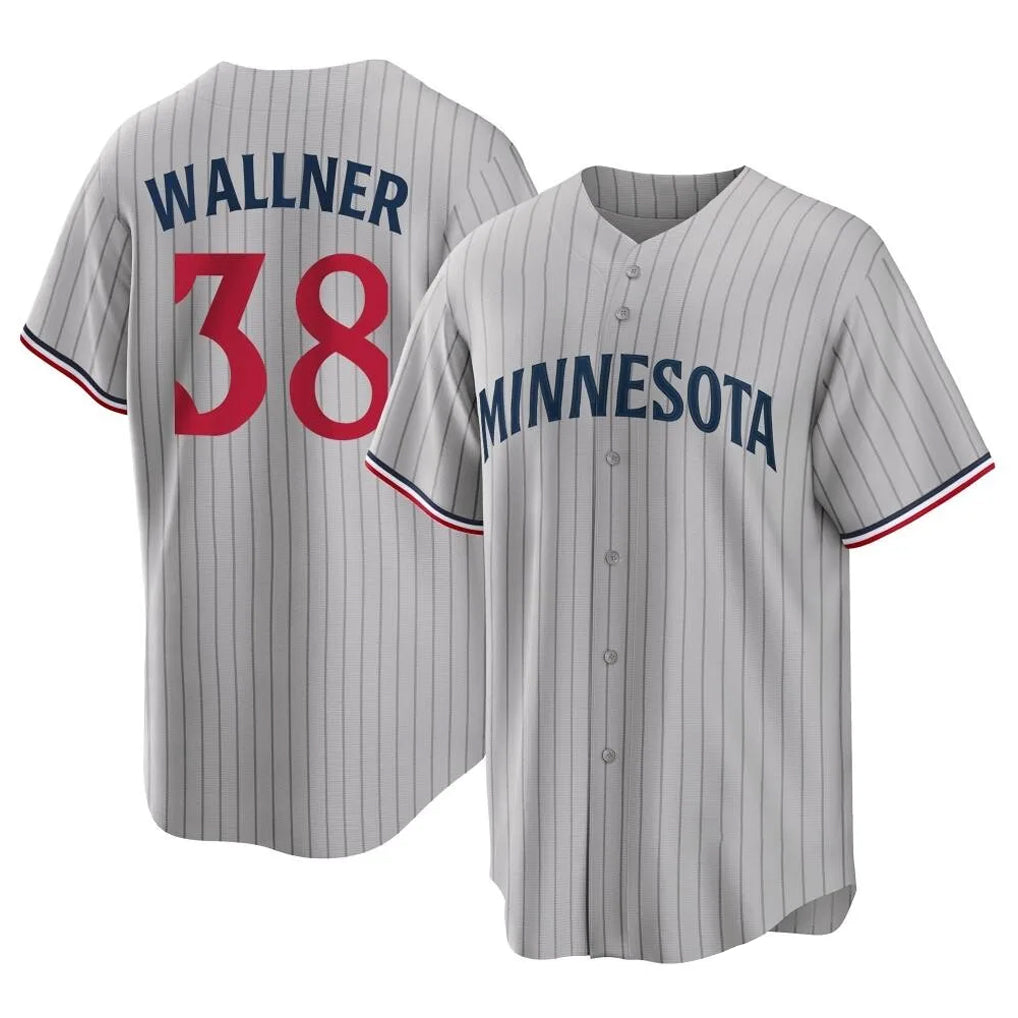 Cooneas M.Twins #38 Matt Wallner Player Gray Game Limited Home Stitched Jerseys