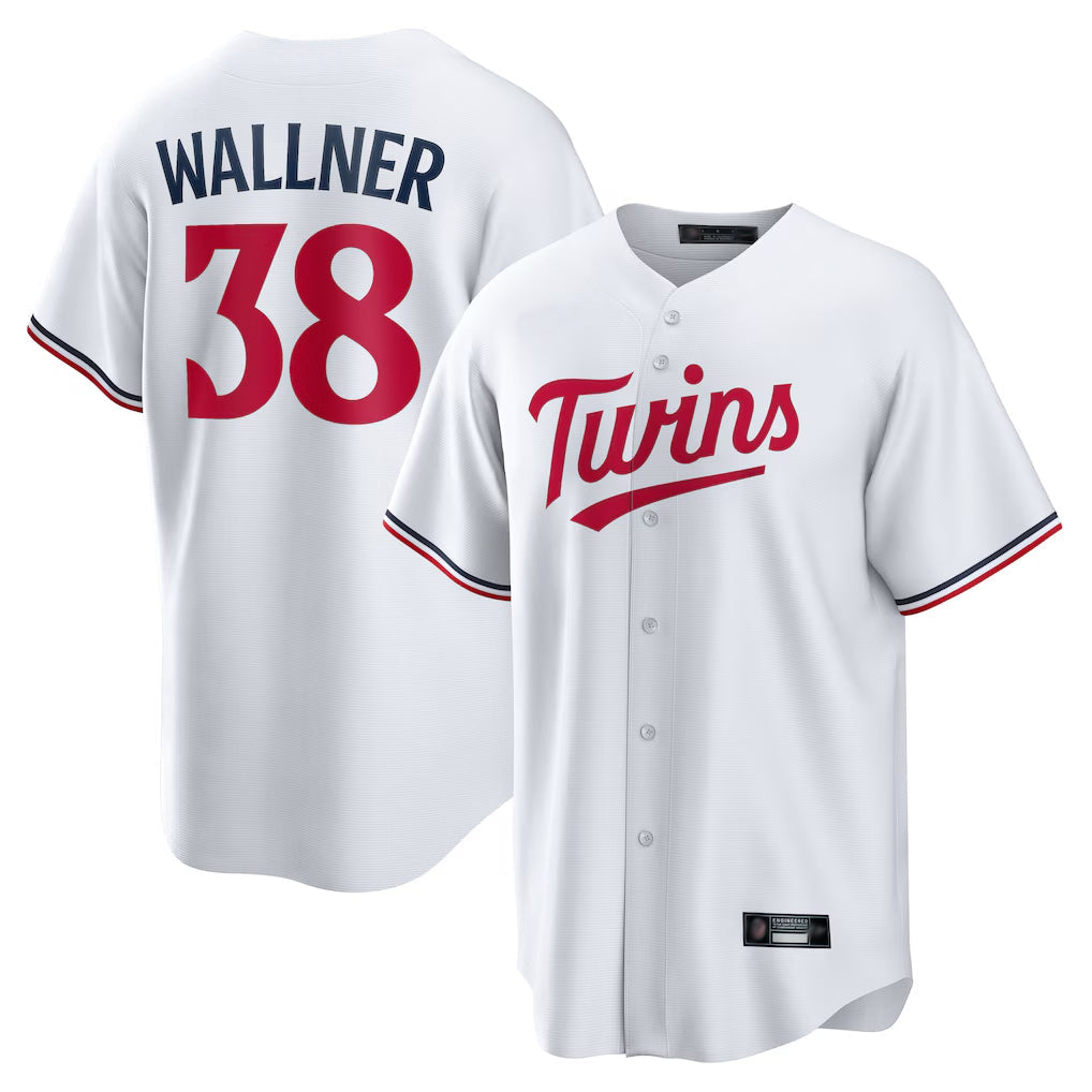Cooneas M.Twins #38 Matt Wallner Player White Home Game Stitched Jerseys