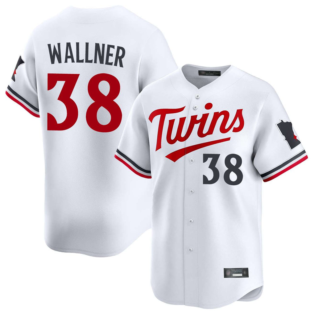 Cooneas M.Twins #38 Matt Wallner Player White Home Limited Stitched Jerseys