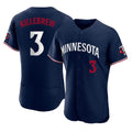 Cooneas M.Twins #3 Harmon Killebrew Player Navy Replica Home Limited Elite Stitched Jerseys
