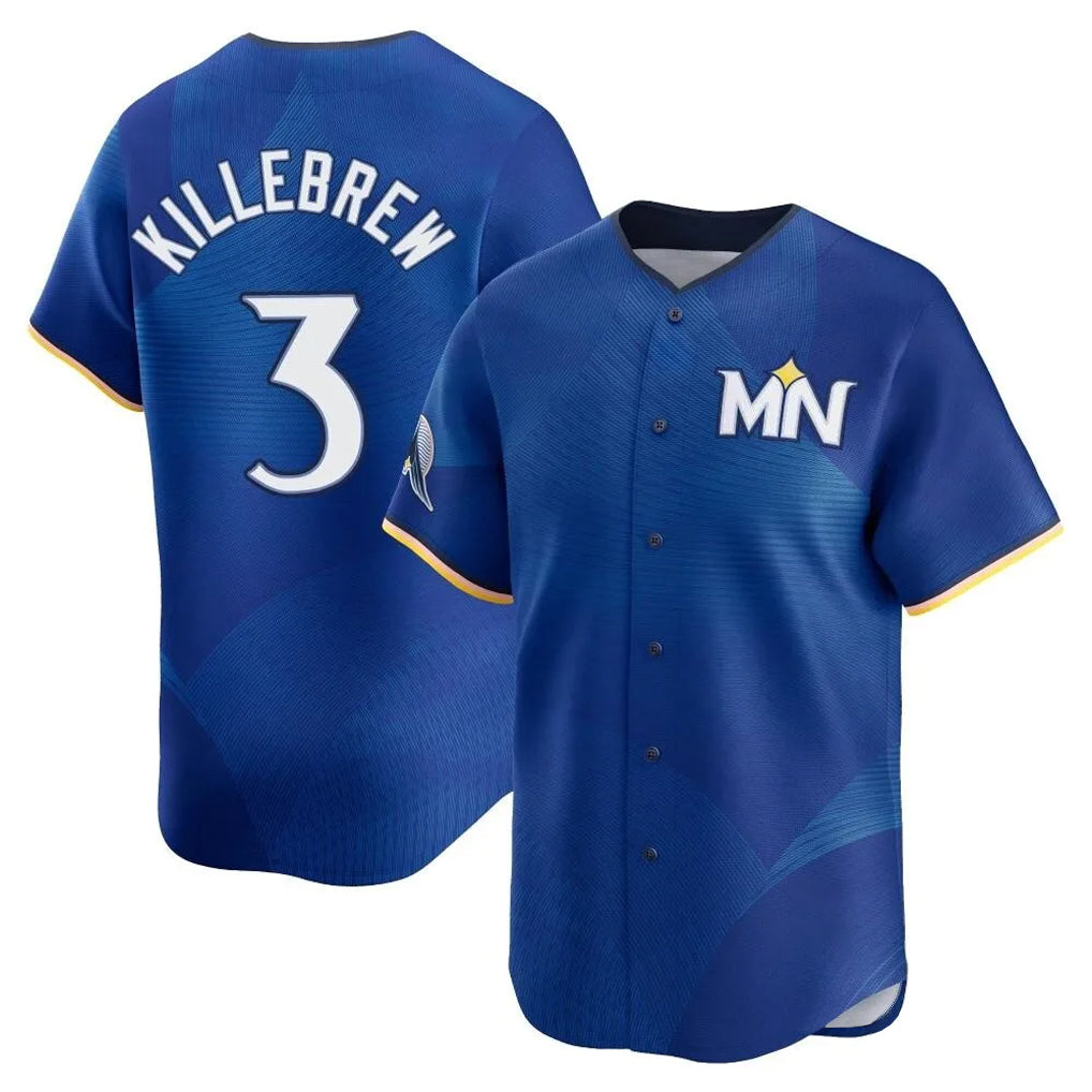 Cooneas M.Twins #3 Harmon Killebrew Player Royal City Connect Limited Home Stitched Jerseys