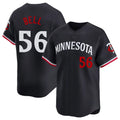 Cooneas M.Twins #56 Josh Bell Player Navy Home Limited Stitched Jerseys