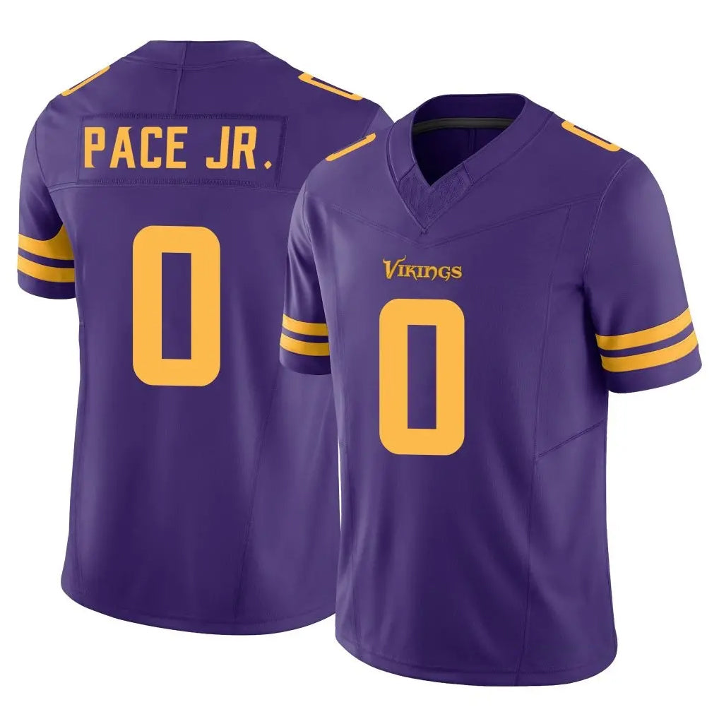 Cooneas MN.Vikings #0 Ivan Pace Jr. Player Purple Limited Alternate Vapor F.U.S.E. Home Game Stitched Jerseys