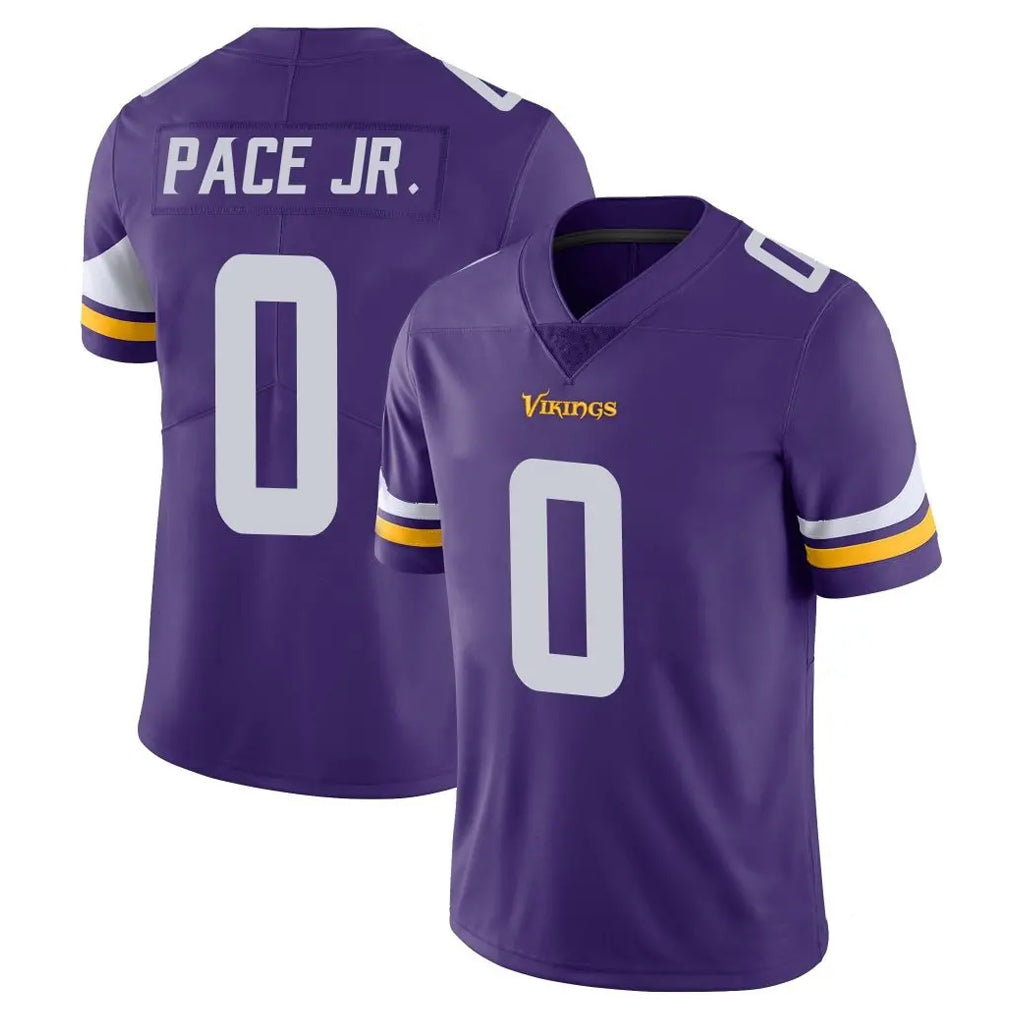 Cooneas MN.Vikings #0 Ivan Pace Jr. Player Purple Limited Vapor Untouchable Home Game Stitched Jerseys