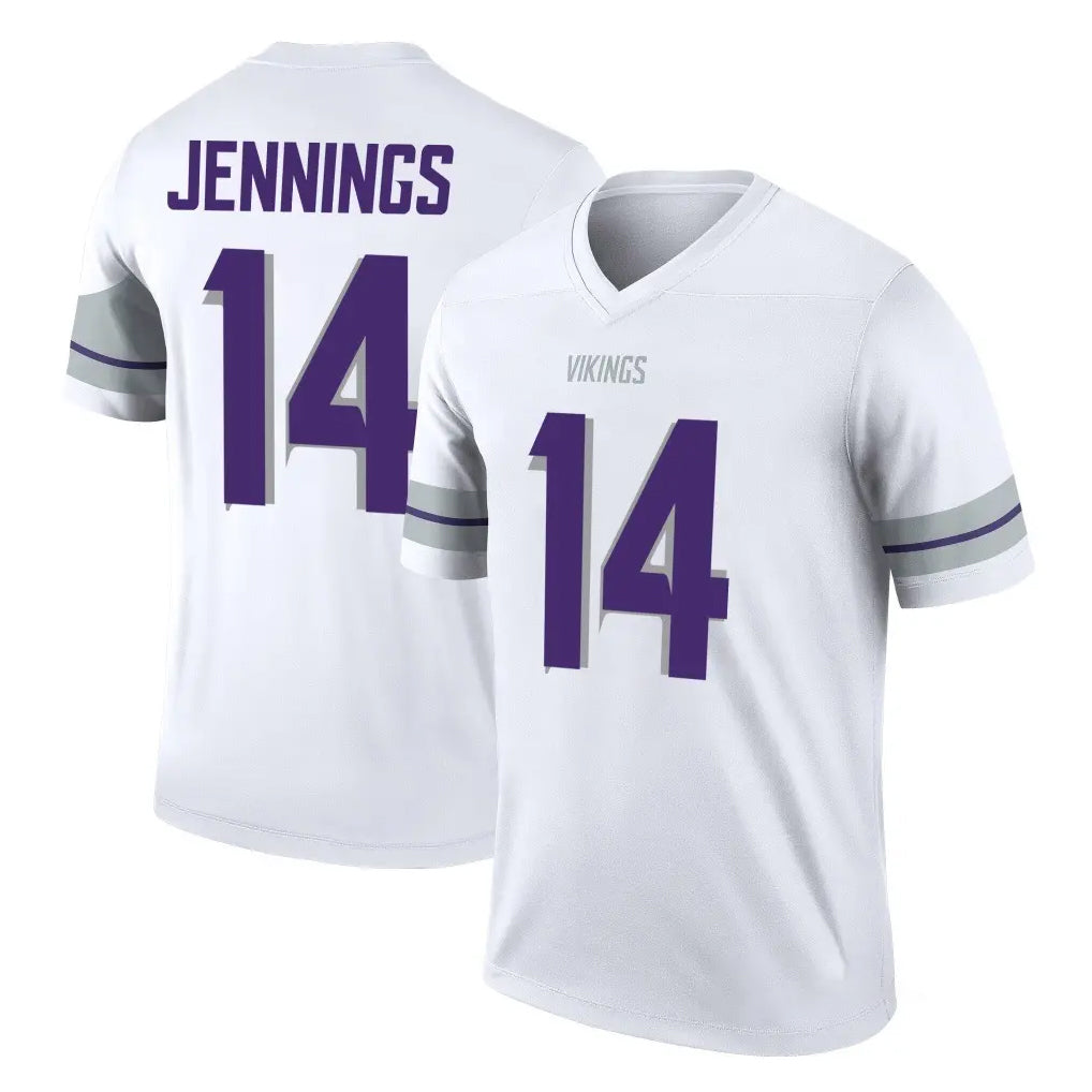 Cooneas MN.Vikings #14 Jauan Jennings Player White Alternate Legend Home Game Stitched Jerseys