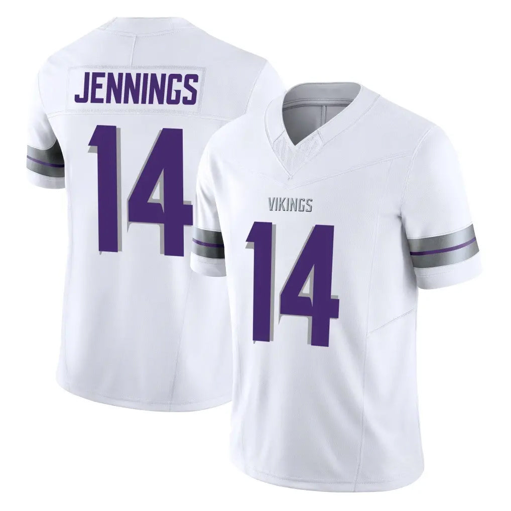 Cooneas MN.Vikings #14 Jauan Jennings Player White Limited Alternate Vapor F.U.S.E. Home Game Stitched Jerseys