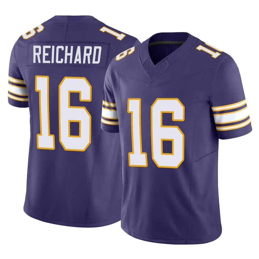 Cooneas MN.Vikings #16 Will Reichard Player Purple Limited Classic Vapor F.U.S.E. Home Game Stitched Jerseys