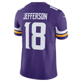 Cooneas MN.Vikings #18 Justin Jefferson Purple Vapor F.U.S.E. Limited Stitched Jerseys
