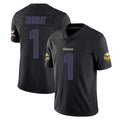 Cooneas MN.Vikings #1 Kyler Murray Player Black Impact LImited Home Game Stitched Jerseys