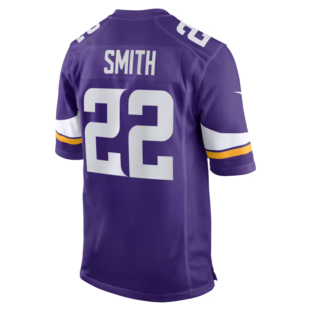 Cooneas MN.Vikings #22 Harrison Smith Purple Game Stitched Jerseys
