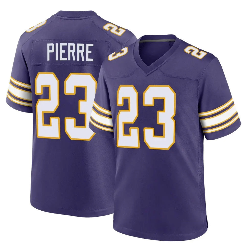 Cooneas MN.Vikings #23 James Pierre Player Purple Classic Home Game Stitched Jerseys