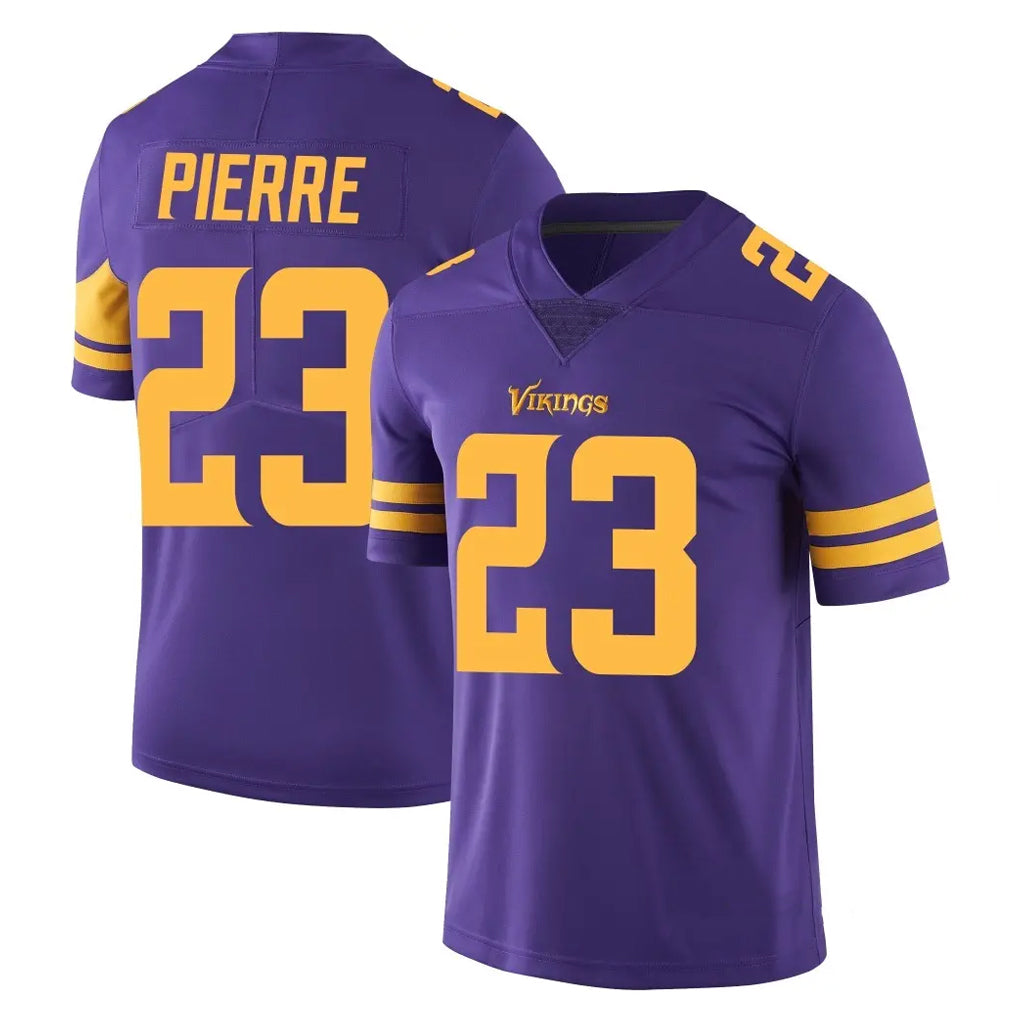 Cooneas MN.Vikings #23 James Pierre Player Purple Limited Color Rush Home Game Stitched Jerseys