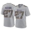 Cooneas MN.Vikings #27 Jordan Mason Player Gray Atmosphere Fashion Home Game Stitched Jerseys