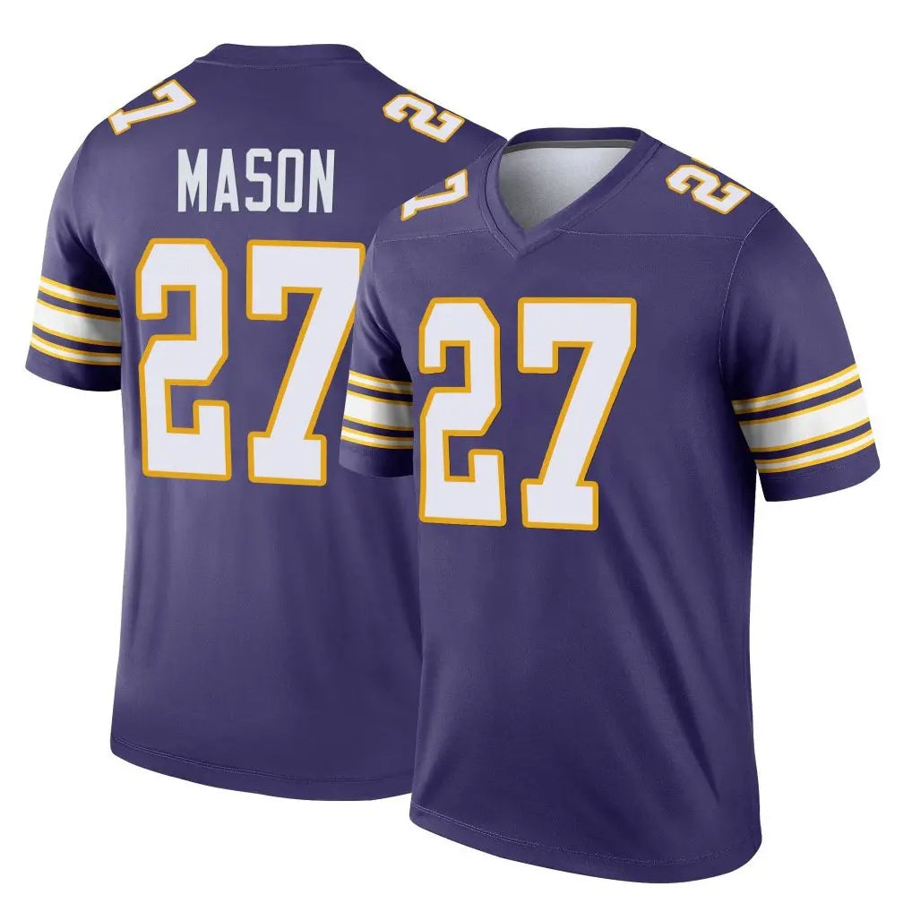 Cooneas MN.Vikings #27 Jordan Mason Player Purple Limited Classic Home Game Stitched Jerseys
