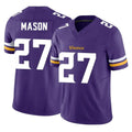 Cooneas MN.Vikings #27 Jordan Mason Player Purple Limited Vapor F.U.S.E. Home Game Stitched Jerseys
