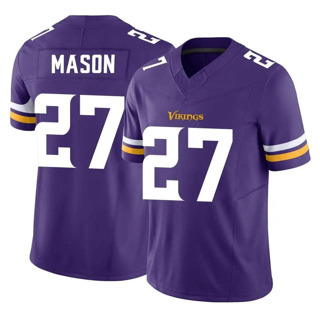 Cooneas MN.Vikings #27 Jordan Mason Player Purple Limited Vapor F.U.S.E. Home Game Stitched Jerseys