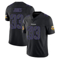 Cooneas MN.Vikings #33 Aaron Jones Sr. Player Black Impact LImited Home Game Stitched Jerseys