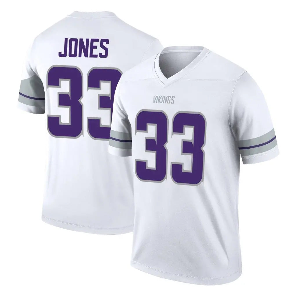 Cooneas MN.Vikings #33 Aaron Jones Sr. Player White Alternate Legend Home Game Stitched Jerseys