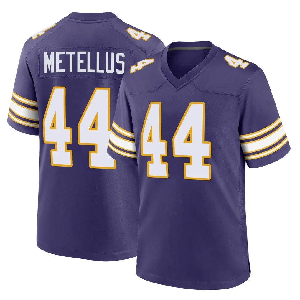 Cooneas MN.Vikings #44 Josh Metellus Player Purple Classic Home Game Stitched Jerseys
