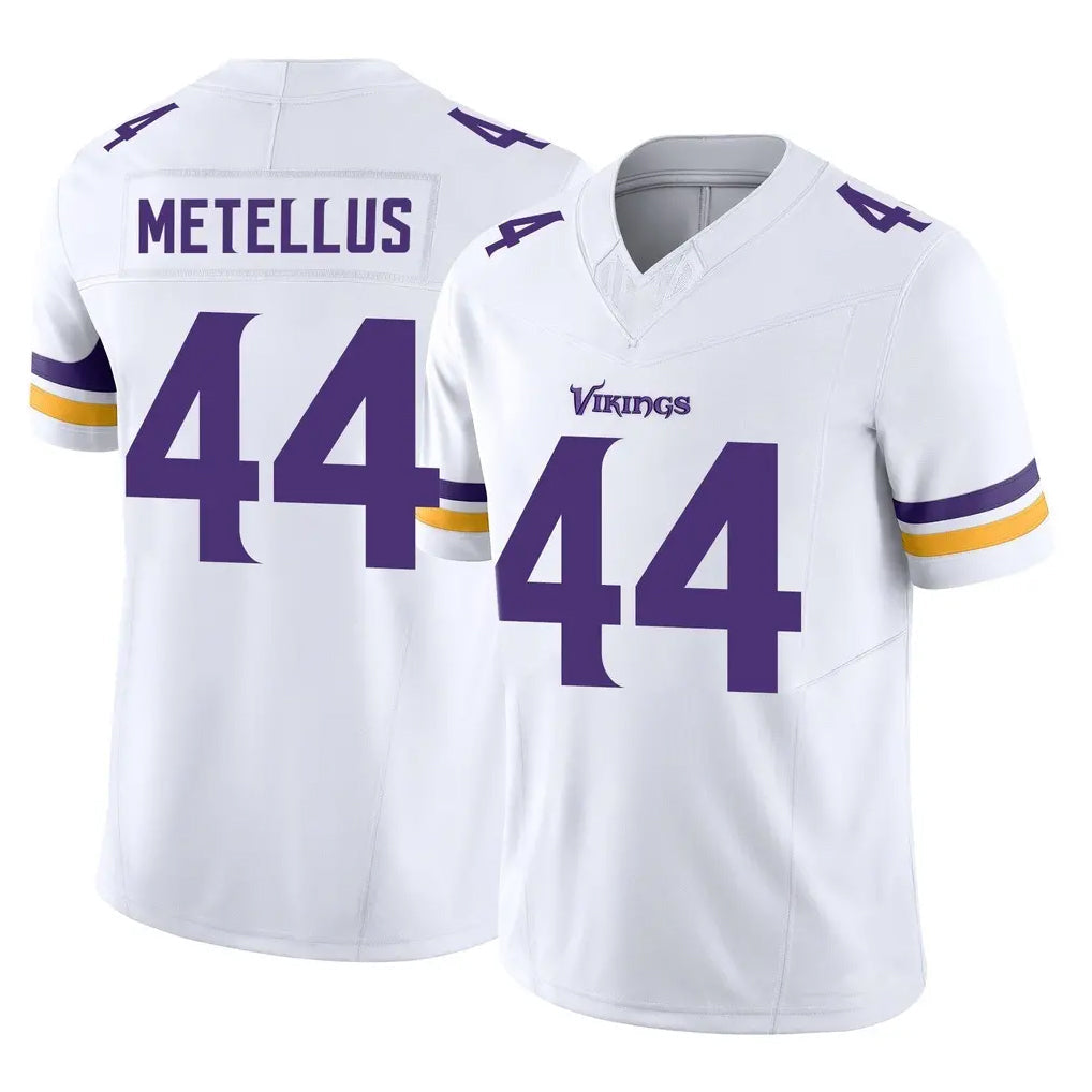 Cooneas MN.Vikings #44 Josh Metellus Player White Limited Vapor F.U.S.E. Home Game Stitched Jerseys