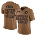 Cooneas MN.Vikings #55 Eric Wilson Player Brown Salute To Service Limited Stitched Jerseys
