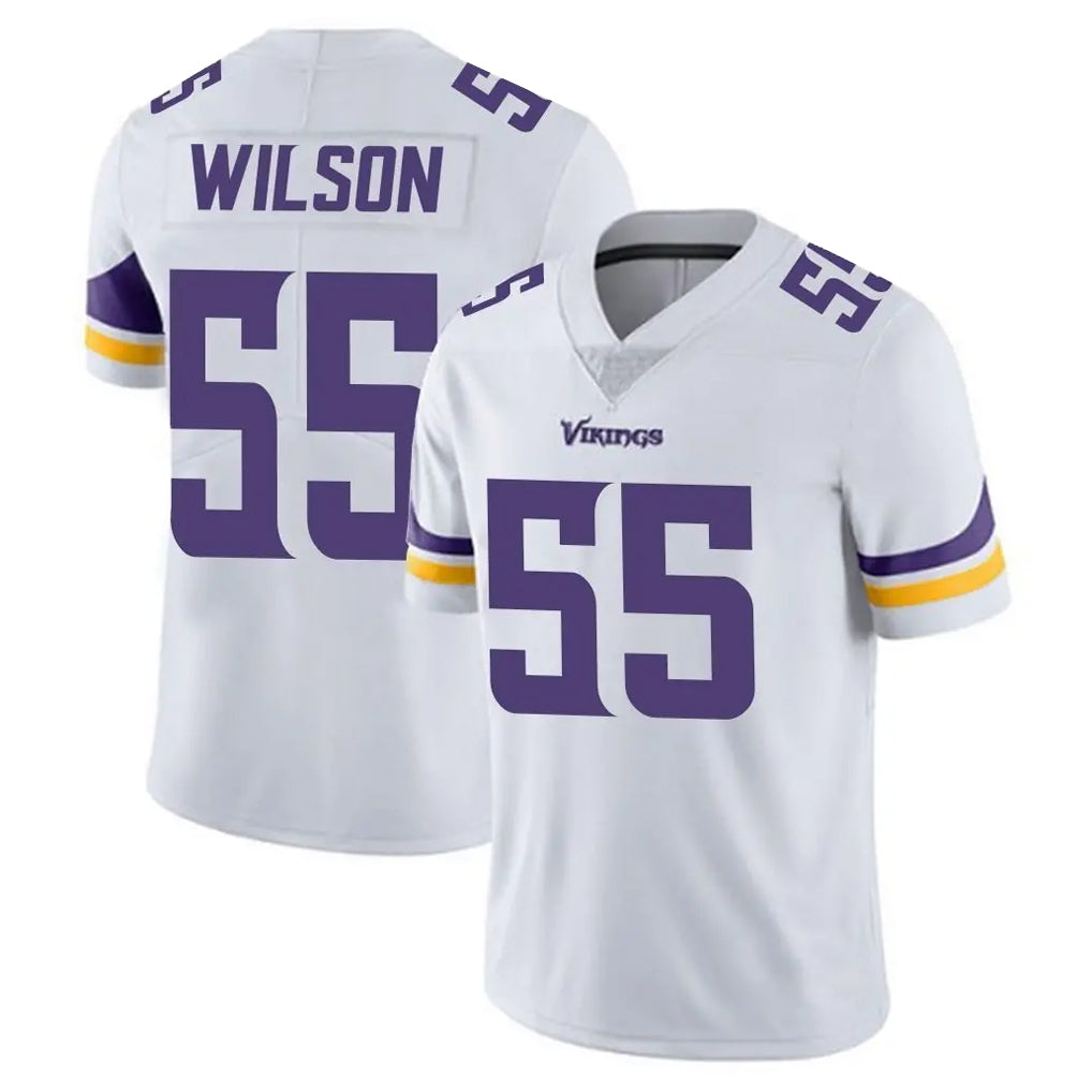 Cooneas MN.Vikings #55 Eric Wilson Player White Limited Vapor Untouchable Home Game Stitched Jerseys