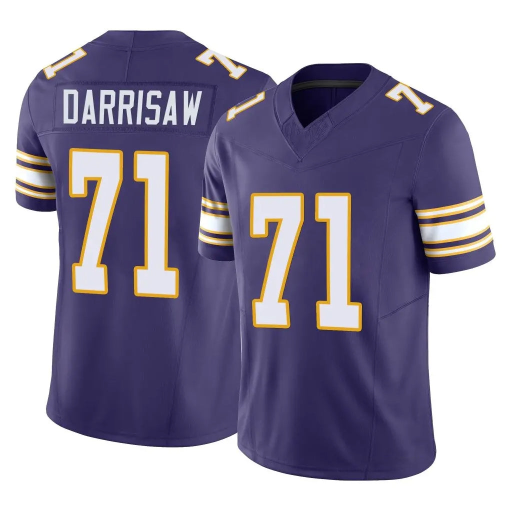 Cooneas MN.Vikings #71 Christian Darrisaw Player Purple Limited Classic Vapor F.U.S.E. Home Game Stitched Jerseys