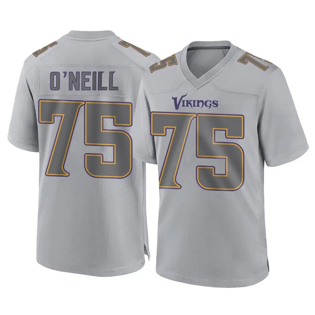 Cooneas MN.Vikings #75 Brian O'Neill Player Gray Atmosphere Fashion Home Game Stitched Jerseys