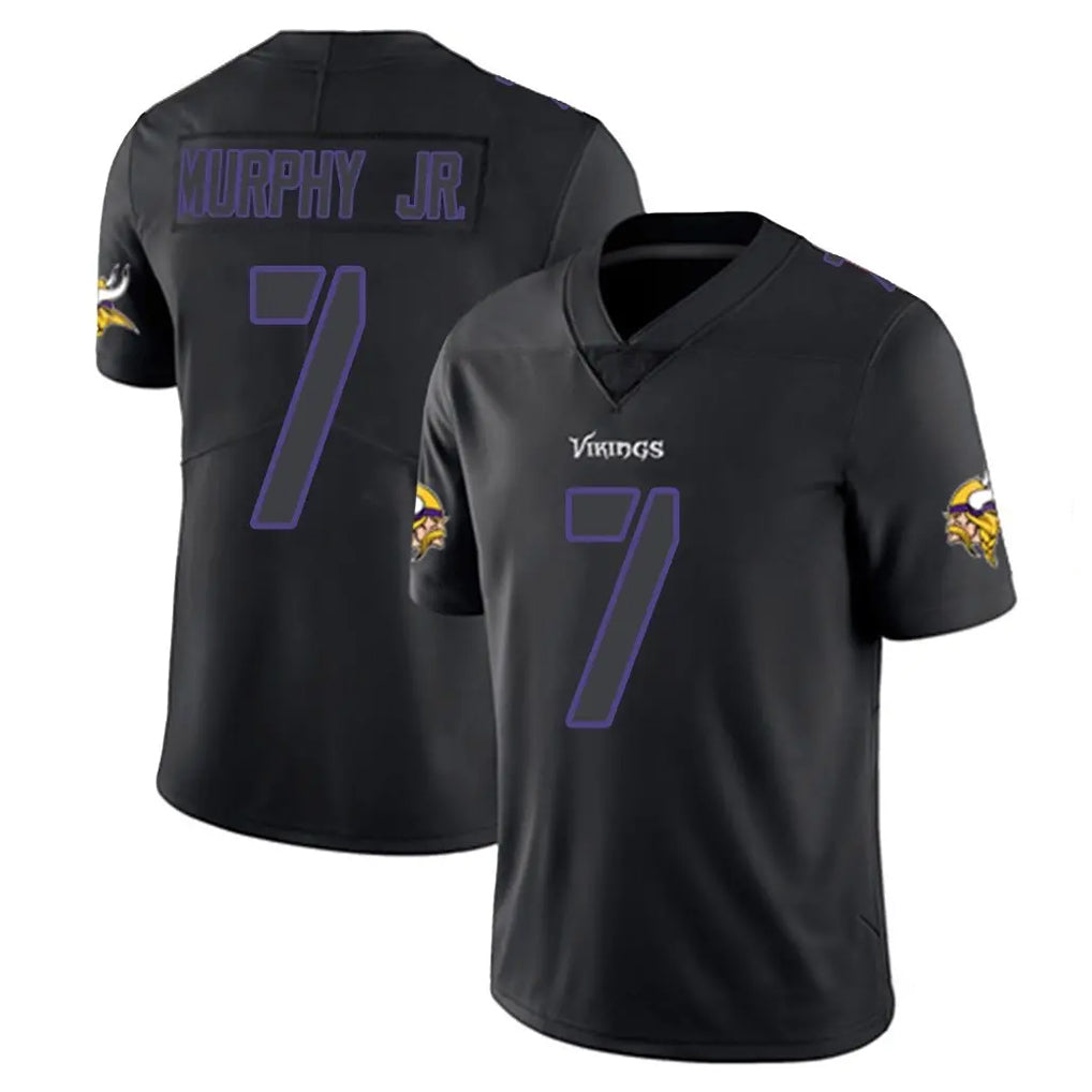 Cooneas MN.Vikings #7 Byron Murphy Jr. Player Black Impact LImited Home Game Stitched Jerseys
